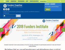 Tablet Screenshot of funderstogether.org